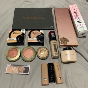 Makeup lot. Tati. Too faced. Laura lee. Marc j